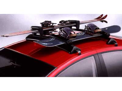 Snowboard on roof rack new arrivals